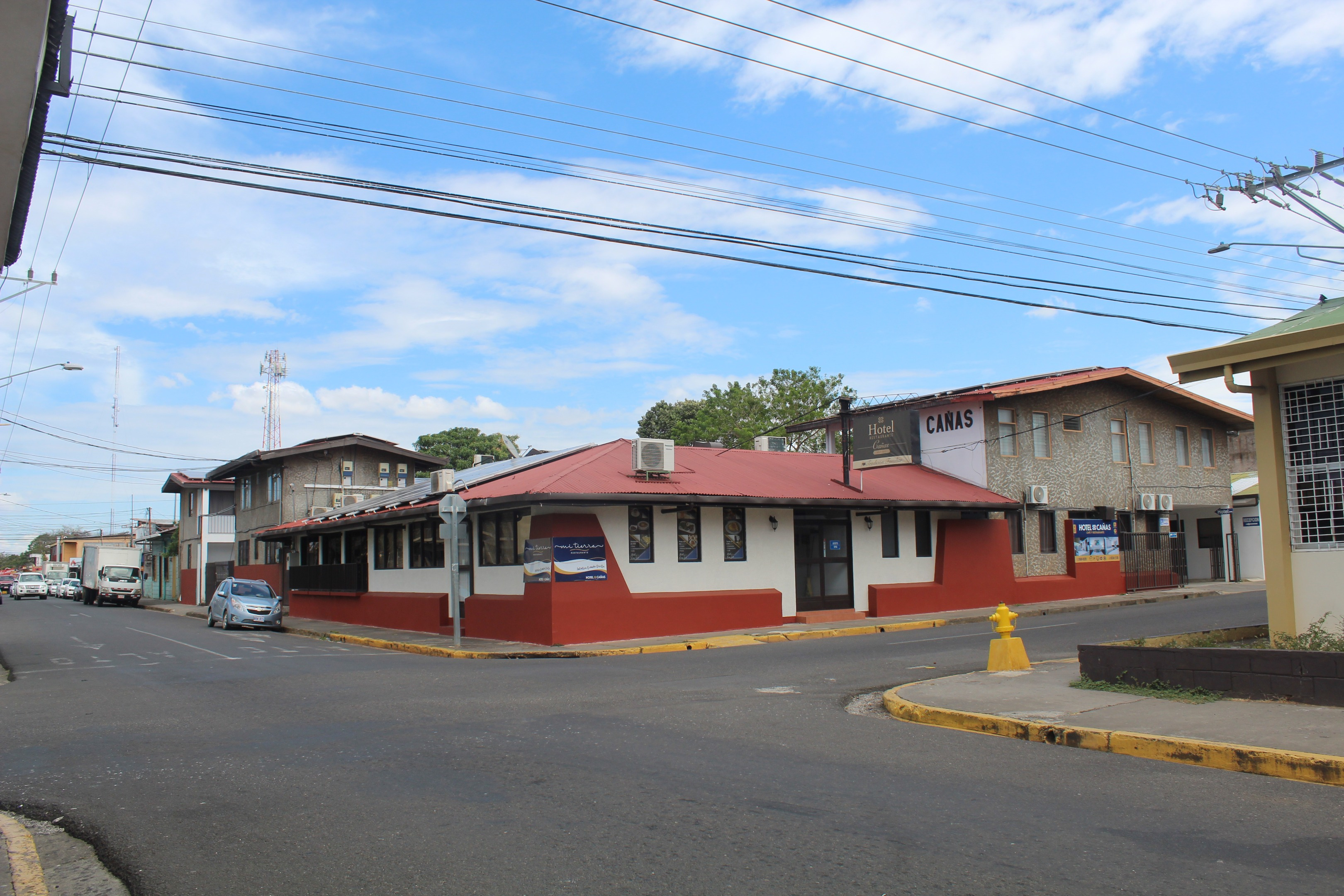 Hotel Cañas facade in Cañas, Guanacaste